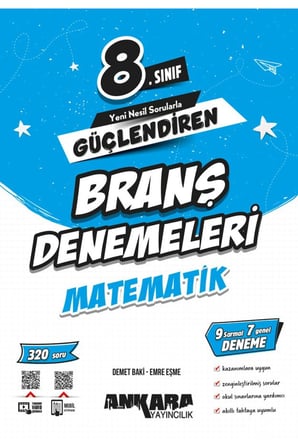 8.SINIF GÜÇLENDİREN TÜRKÇE BRANŞ DENEME + GÜÇLENDİREN MATEMATİK BRANŞ DENEME
