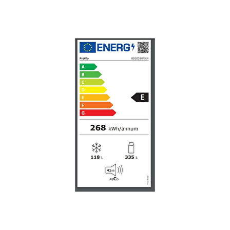 BD2055WEXN E Enerji Sınıfı 453 Lt Nofrost Üstten Donduruculu Buzdolabı