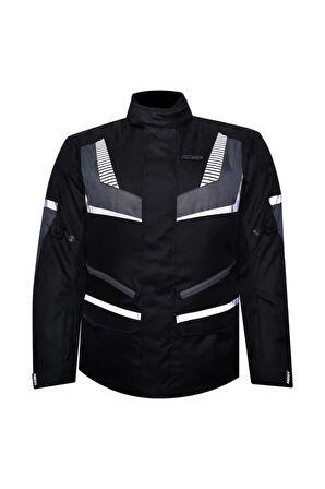 Motosiklet Montu Maxdura Kumaş 4 Mevsim Reflektör Uzun Model Ark01 Grey