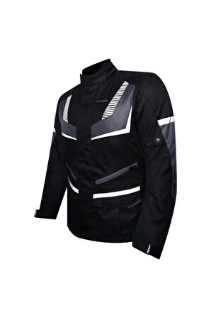 Motosiklet Montu Maxdura Kumaş 4 Mevsim Reflektör Uzun Model Ark01 Grey