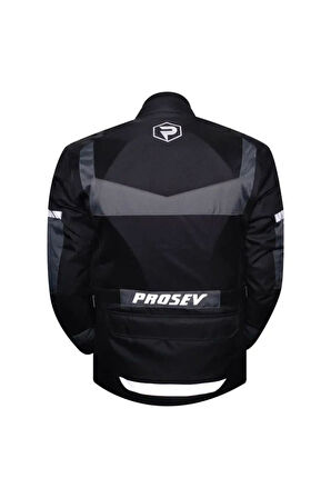 Motosiklet Montu Maxdura Kumaş 4 Mevsim Reflektör Uzun Model Ark01 Grey