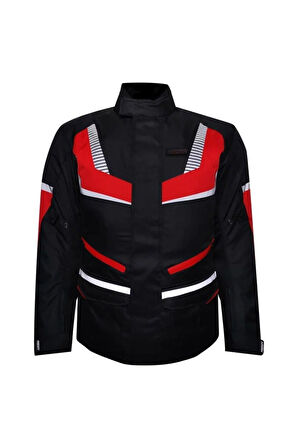 Motosiklet Montu Maxdura Kumaş 4 Mevsim Reflektör Uzun Model Ark01 Kırmızı