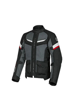 Motosiklet Montu 4 Mevsim Long Dayanıklı Oxford Kumaş Yumuşak Astarlı Motor Mont Man Black