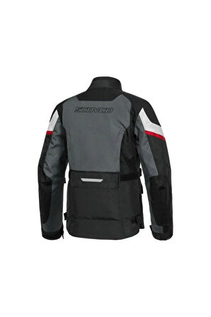 Motosiklet Montu 4 Mevsim Long Dayanıklı Oxford Kumaş Yumuşak Astarlı Motor Mont Man Black