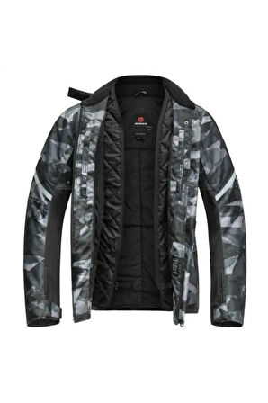 Motosiklet Montu 4 Mevsim Mont Kamuflaj Desenli Oxford 600-d Dayanıklı Kumaş Motor Mont