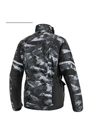 Motosiklet Montu 4 Mevsim Mont Kamuflaj Desenli Oxford 600-d Dayanıklı Kumaş Motor Mont