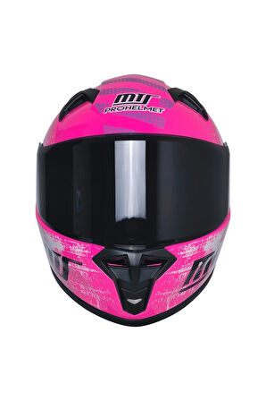 Motosiklet ve Bisiklet Mini Çocuk Kaskı Full Face Ce Sertifikalı Child Motor Kask Pink