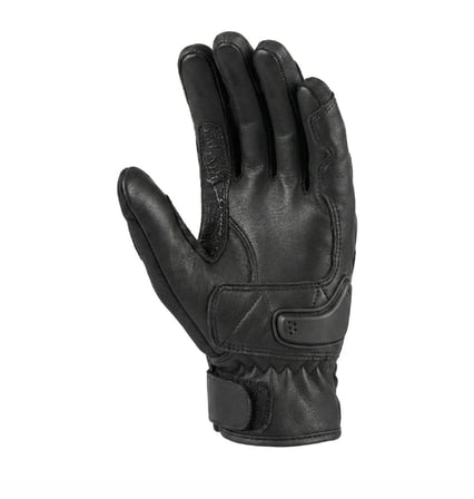 Motosiklet Eldiveni Deri Full Koruma %100 Leder Motorcu Eldiven Siyah