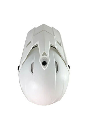 Motosiklet Ce Onaylı Kask Içi Yıkanılabilir Kask Whıte