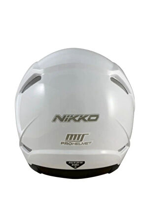 Motosiklet Ce Onaylı Kask Içi Yıkanılabilir Kask Whıte