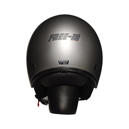 Motosiklet Yarım Kask Güneş Vizörlü ECE 22.06 Motor Kaskı Moon