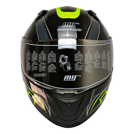 Motosiklet Kaskı Ece 22.R06 Sertifikalı Double Vizör Full Face Kask ARROW