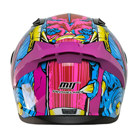 Motosiklet Kaskı Ece 22.R06 Sertifikalı Double Vizör Full Face Kask Gongju