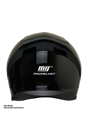 Motosiklet Kask Ece 22.R06 Sertifikalı Double Vizör Fiber Motor Kaskı Full Face Yeni Sezon Black SRX