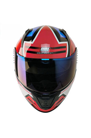 Motosiklet Kaskı Ece 22.R06 Sertifikalı Double Vizör Fiber Motor Kask Full Face New Thanos