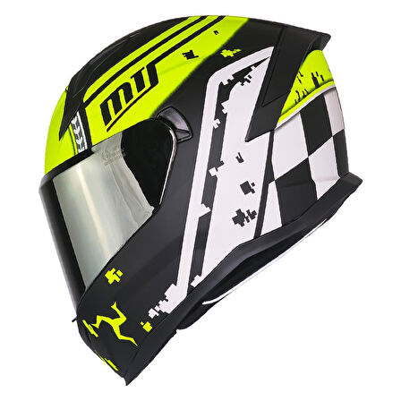 Motosiklet Kask Ece 22.R06 Güneş Vizörlü Full Face Motor Kaskı Vigor Yeni