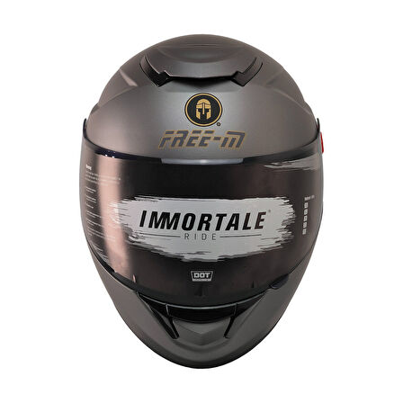 Motosiklet Kaskı CE Sertifikalı Güneş Vizörlü Full Face Titanium Kask