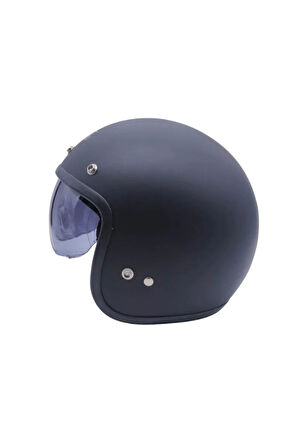 Motosiklet Chopper Cruiser Kaskı Yarım Açık Kask Abs Malzeme Ce Onaylı Güneş Vizörlü Motor Kask