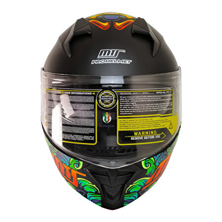 Motosiklet Çene Açılır Kask Güneş Vizörlü Ece 22.06 Sertifikalı New Motor Kaskı V2 Dragon