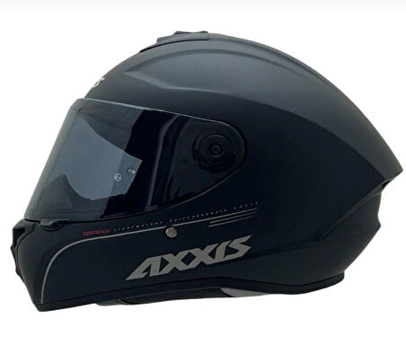 Motosiklet Draken S Solid Mat Siyah V.2 Motor Kaskı Çift Vizörlü