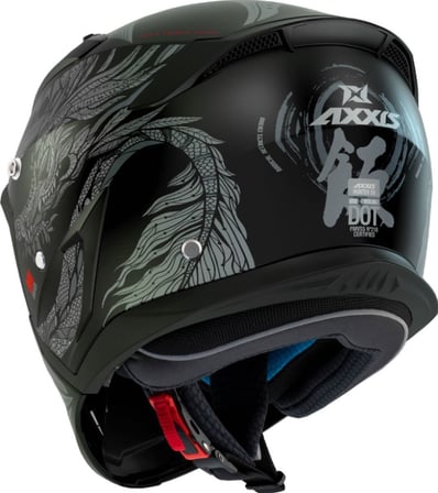 Motosiklet KaskI Hunter SV Oni B2 Matt Gray Sport Moduler Kask Off-Road