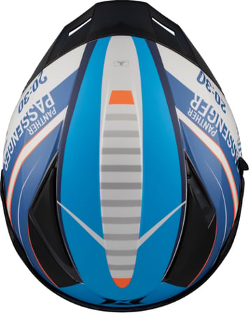 Motosiklet Kask Panther Passenger Parlak Mavi A7 Full Face Güneş Vizörlü ECE 22.06R Motor Kaskı