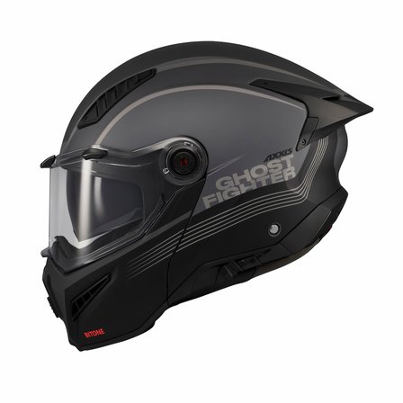 Ghostfighter SV Bitone C12 Dark Grey Motosiklet Çene Açılır Kask