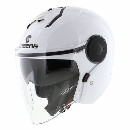 Motosiklet Kaskı Horus X Metal Beyaz Motor Çene Açılır Kask
