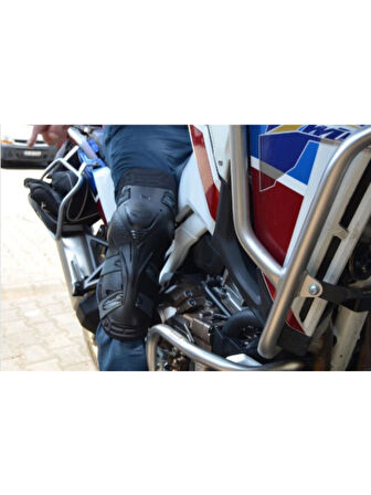 Motosiklet Lüx Dizlik Mafsallı Koruma Rahat Kullanım Motorcu Diz Koruyucu