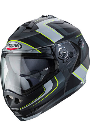 DUKE II TOUR ÇENE AÇILIR MOTOSİKLET KASK MATT YELLOW/MOTOR KASKI