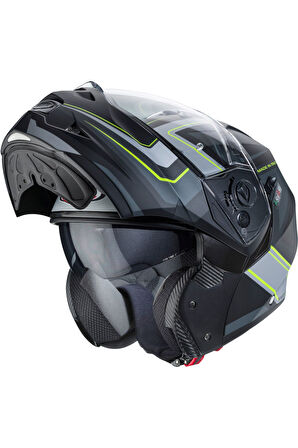 DUKE II TOUR ÇENE AÇILIR MOTOSİKLET KASK MATT YELLOW/MOTOR KASKI