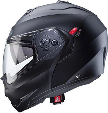 DUKE X TOUR ÇENE AÇILIR MOTOSİKLET KASK MAT SİYAH YENİ VERSİYON