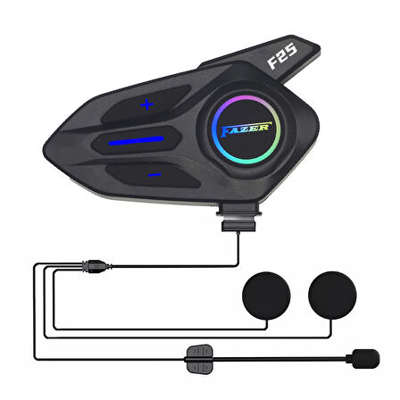Motosiklet İntercom Seti Yeni Sürüm Bluetooth V6.0 Rgb Kask Kulaklığı 