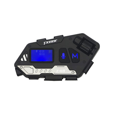 Motosiklet İntercom Seti Yeni Sürüm Bluetooth V5.4 LCD Ekran Kask Kulaklığı