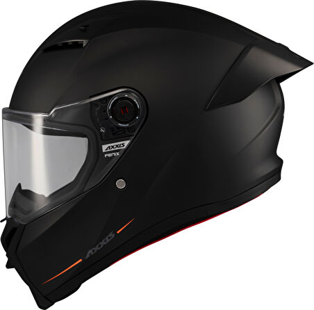 Motosiklet Kask Full Face ECE 22.06R Fenix Solid A1 Matt Black Motor Kaskı
