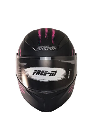 Motosiklet Çene Açılır Kadın Kask Ece 22.06 Sertifika Güneş Vizörü Yeni Sezon Motor Kaskı Pink Zebra