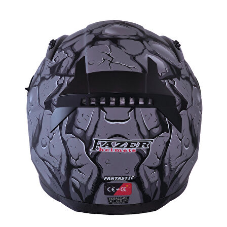 Motosiklet Kask Ece 22.R06 Double Vizörlü Full Face Motor Kaskı Fantastic