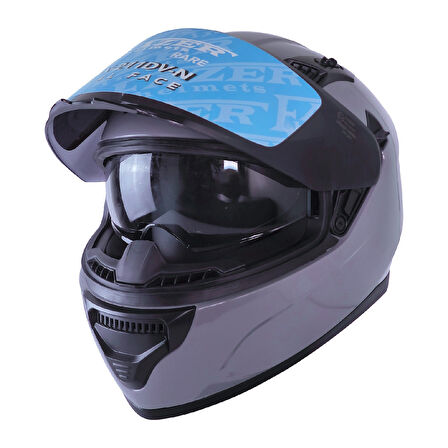 Motosiklet Kask Ece 22.R06 Double Vizörlü Full Face Motor Kaskı Nardo