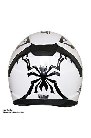 Motosiklet Kask Ece 22.R06 Sertifikalı Güneş Vizörlü Fiber Kask Full Face Motor Kaskı Yeni Sezon