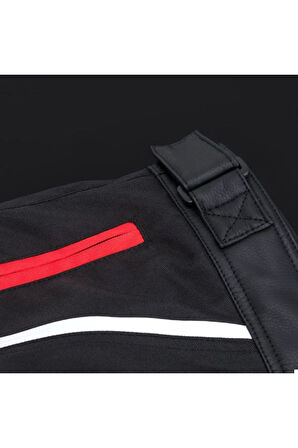 Motosiklet Montu Full Korumalı 4 Mevsim Maxdura 600-D Kumaş Ve Deri Motor Mont Men