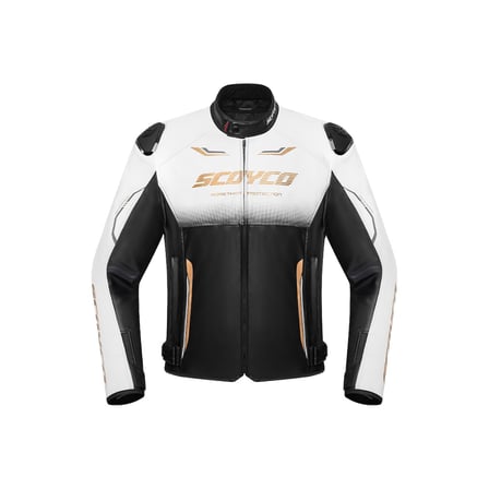 Motosiklet Montu 4 Mevsim Sport Racing Mont PU Leather Black-Gold