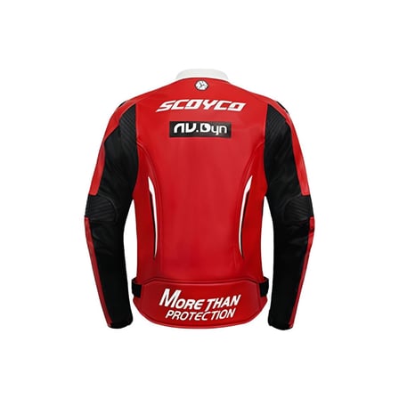 Motosiklet Montu 4 Mevsim Sport Racing Mont PU Leather Red