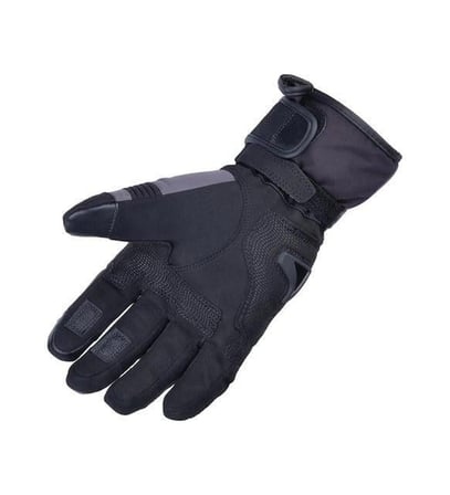 Motosiklet Eldiveni Kışlık Model 500D Oxford Kumaş Full Korumalı Dark Gri Eldiven