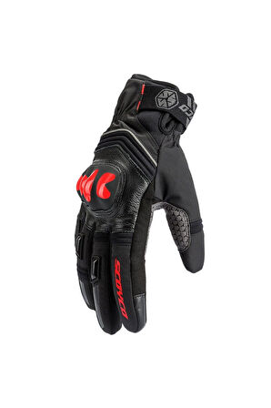 Motosiklet Eldiveni Deri Ve Cordura Reflektörlü Su Geçirmez Özel İç Mebran Dirençli Motor Eldiveni