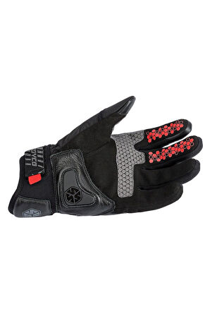 Motosiklet Eldiveni Deri Ve Cordura Reflektörlü Su Geçirmez Özel İç Mebran Dirençli Motor Eldiveni