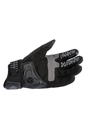 Motosiklet Eldiveni Deri Ve Cordura Reflektörlü Su Geçirmez Özel İç Mebran Dirençli Motor Eldiveni
