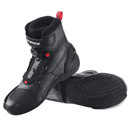 Motosiklet Racing Bot Atop Bağcık Sistemi Deri İtalyan Tasarım Çelik Koruma Touring Motor Botu