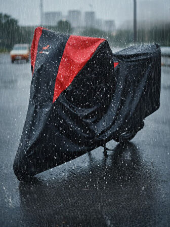 Motosiklet Brandası Lüx Premium Paraşüt Kumaşı Kalın Uzun Ömürlü Motor Branda XL Beden