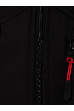 Motosiklet Montu Full Korumalı Softjell Kumaş Reflektif Kışlık Kurye Motor Mont Siyah