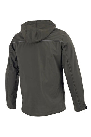 Motosiklet Montu Full Korumalı Softjell Kumaş Reflektif Kışlık Kurye Motor Mont Haki Yeşil